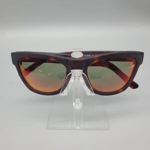 Westward Leaning Tortoise Sunglasses Matte Havana Orange Mirrored Lens Handmade